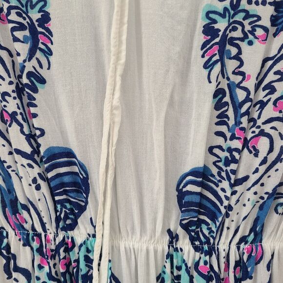Lilly Pulitzer x Target Wavepool Caftan Swim Cover Up Beach Maxi Dress Size 1X - Picture 6 of 13
